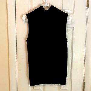 Monki Sleeveless Mock Neck Sweater